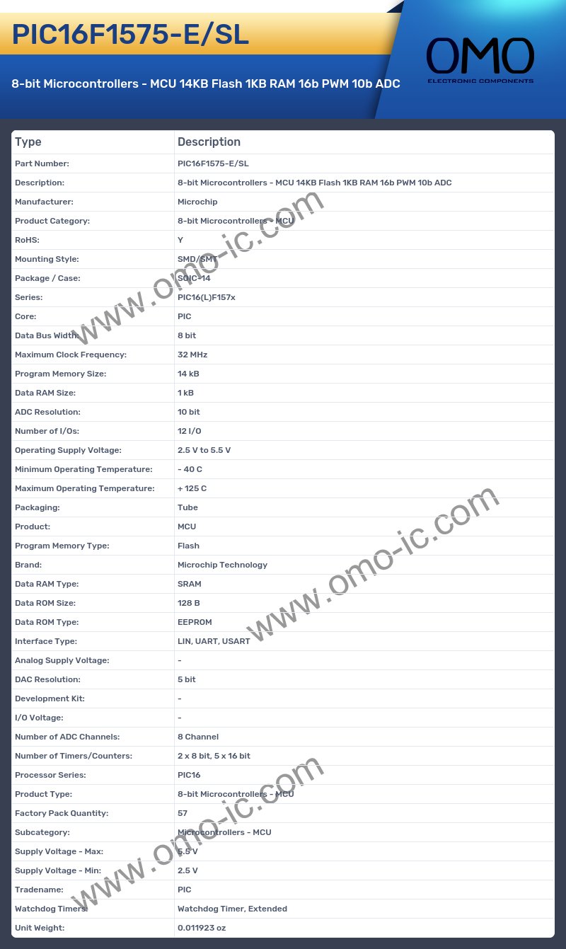 PIC16F1575-E/SL