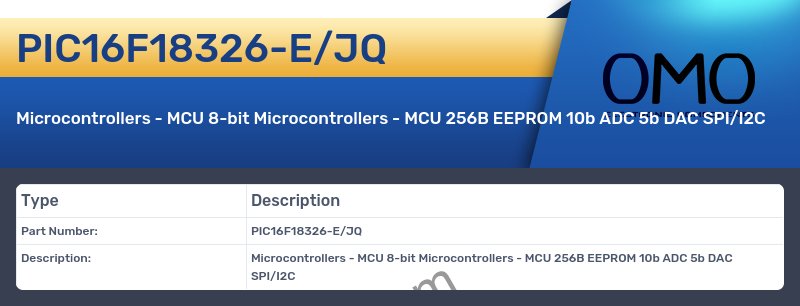 PIC16F18326-E/JQ