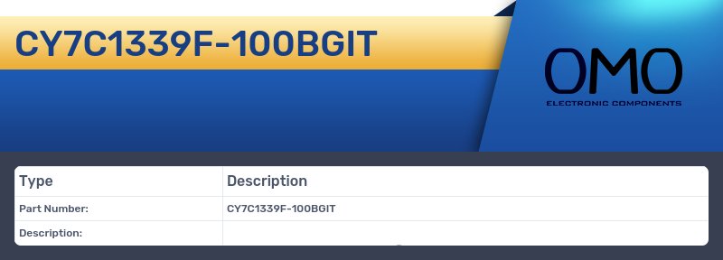 CY7C1339F-100BGIT