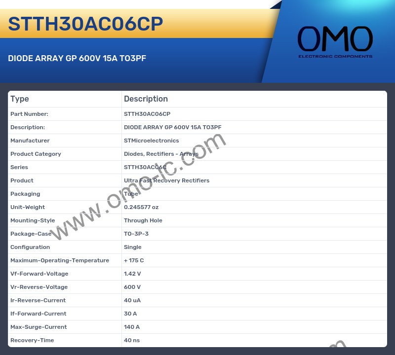 STTH30AC06CP