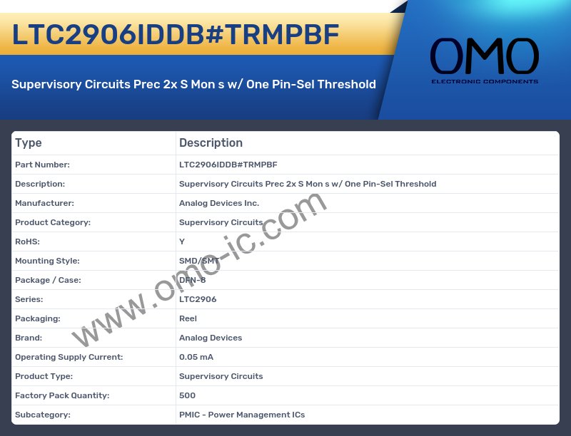 LTC2906IDDB#TRMPBF