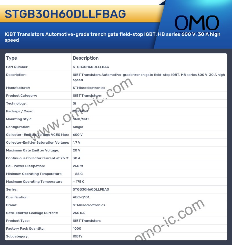 STGB30H60DLLFBAG