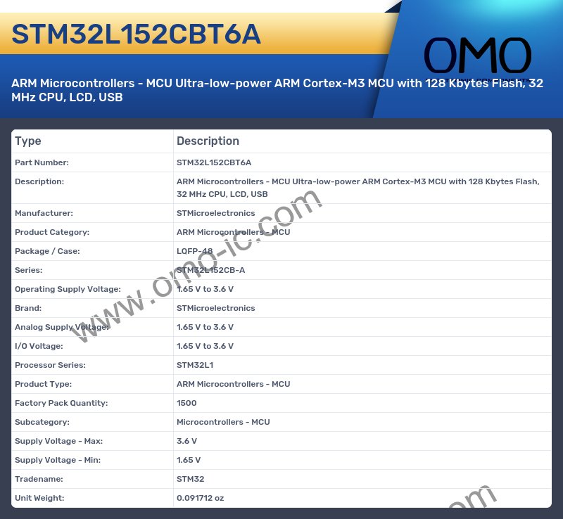 STM32L152CBT6A