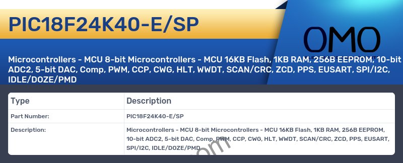 PIC18F24K40-E/SP