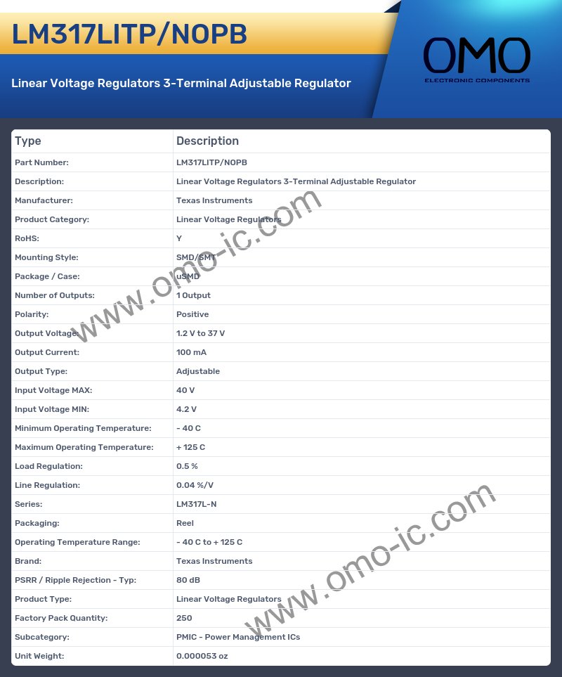 LM317LITP/NOPB