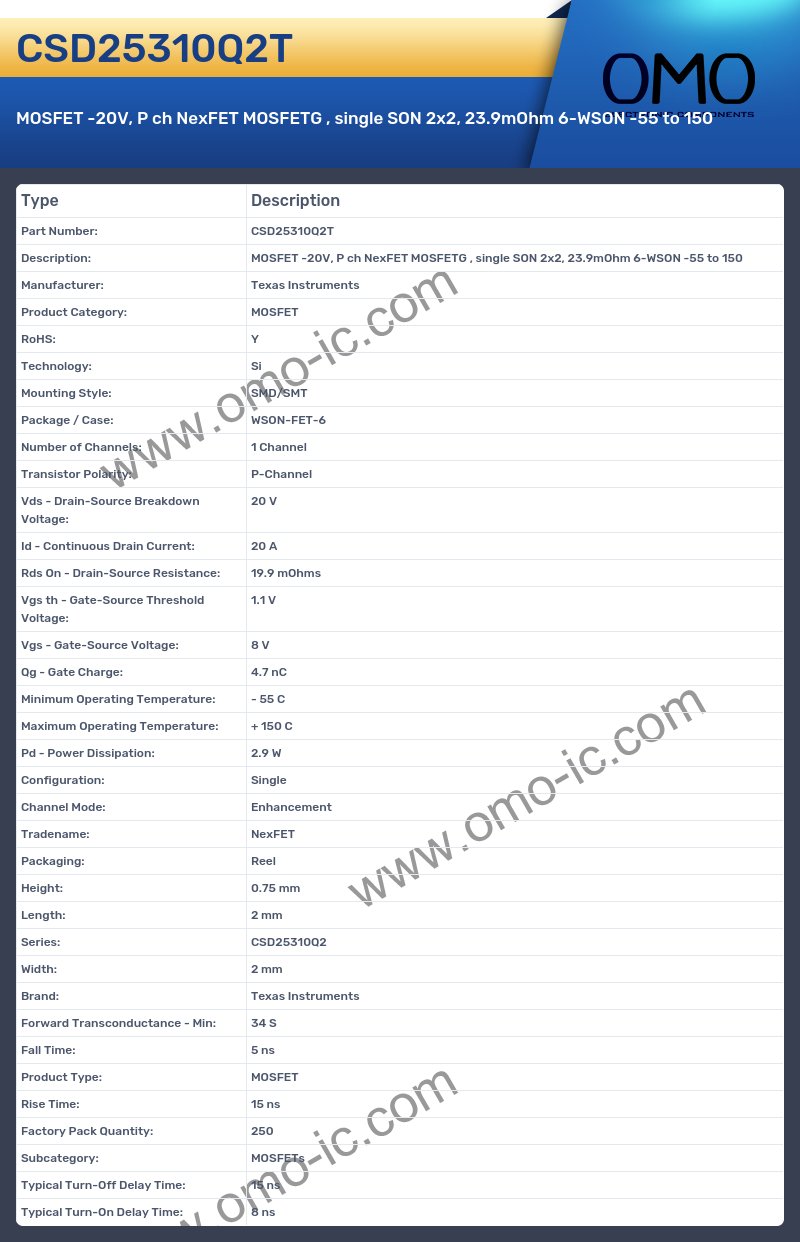 CSD25310Q2T
