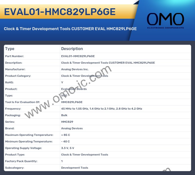 EVAL01-HMC829LP6GE