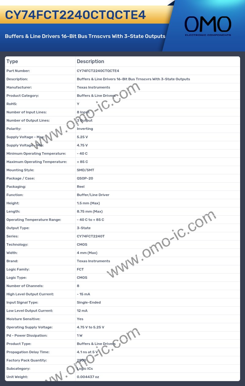 CY74FCT2240CTQCTE4