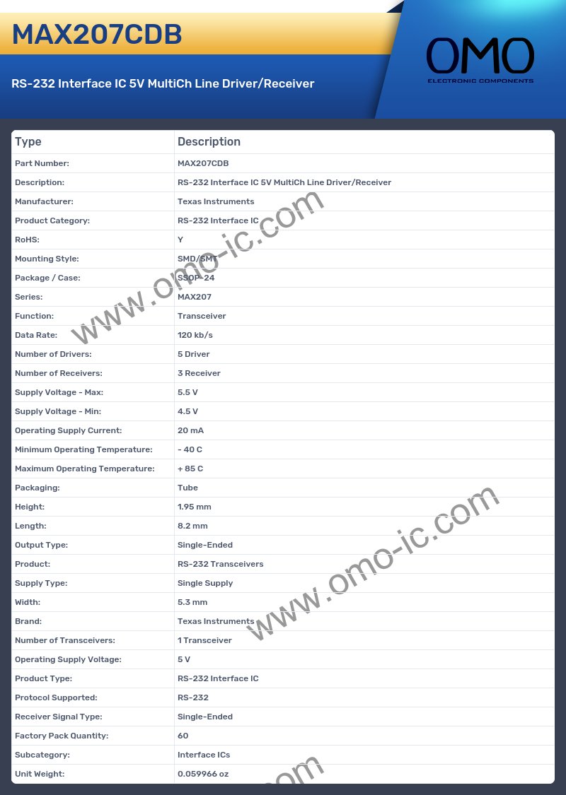 MAX207CDB
