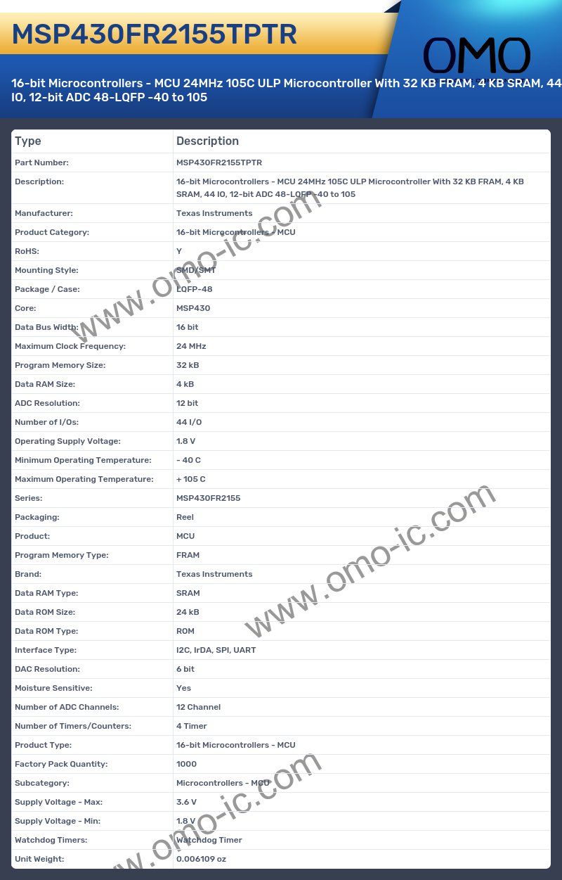 MSP430FR2155TPTR