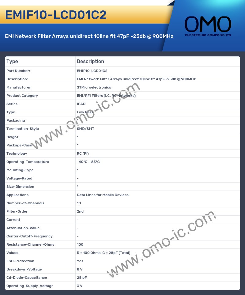 EMIF10-LCD01C2
