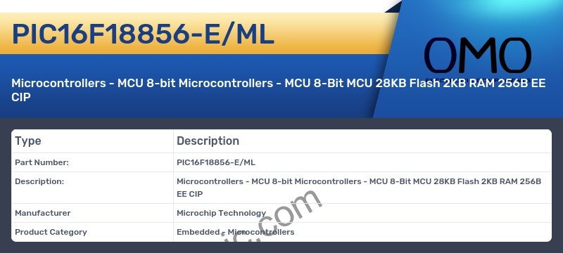 PIC16F18856-E/ML