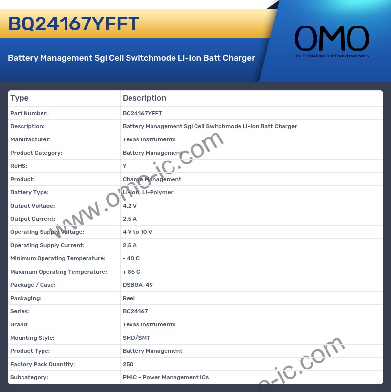 BQ24167YFFT