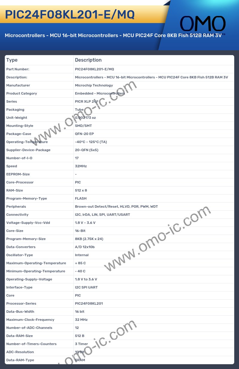 PIC24F08KL201-E/MQ
