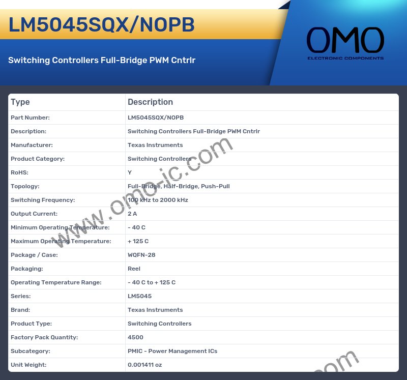 LM5045SQX/NOPB