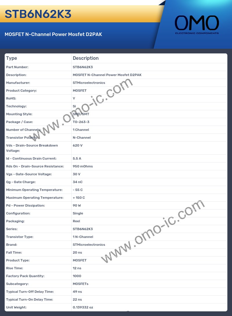 STB6N62K3