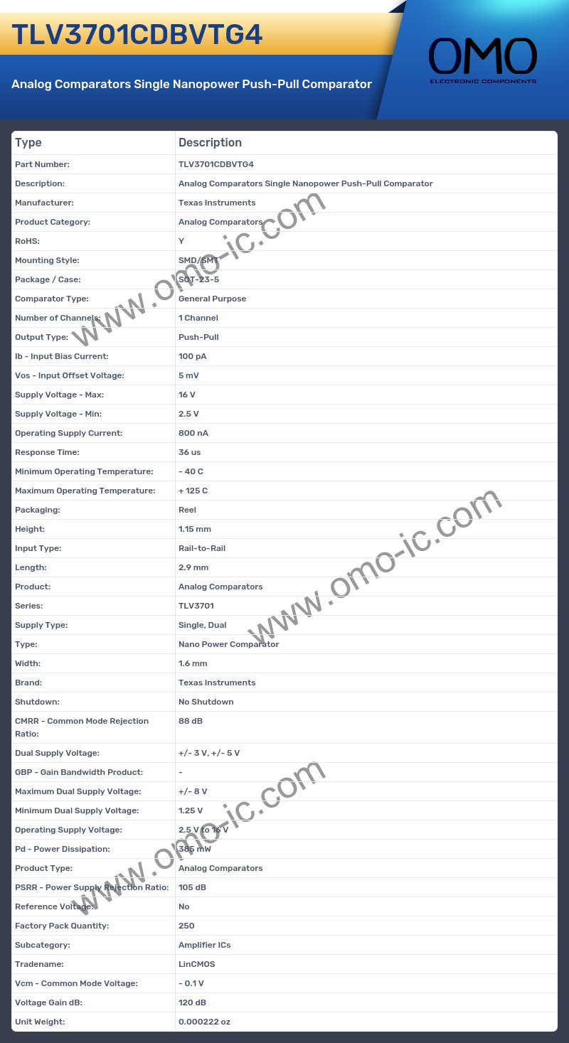 TLV3701CDBVTG4