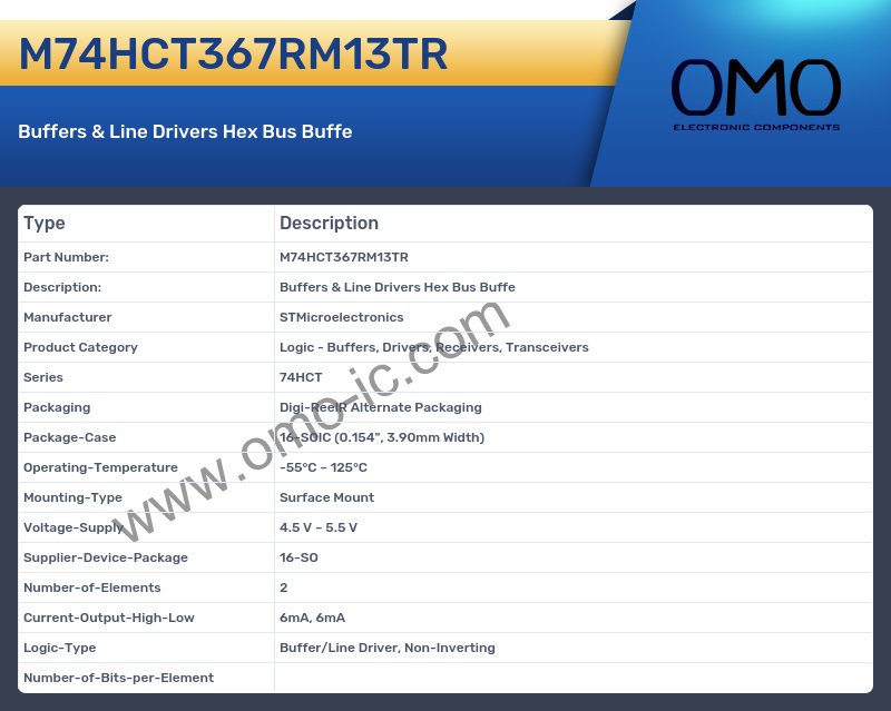 M74HCT367RM13TR
