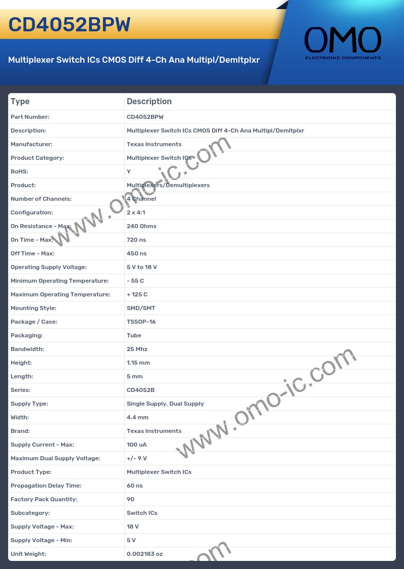 CD4052BPW