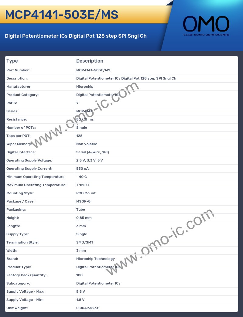 MCP4141-503E/MS