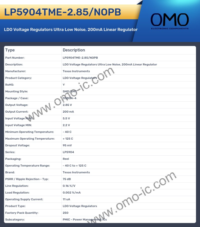 LP5904TME-2.85/NOPB