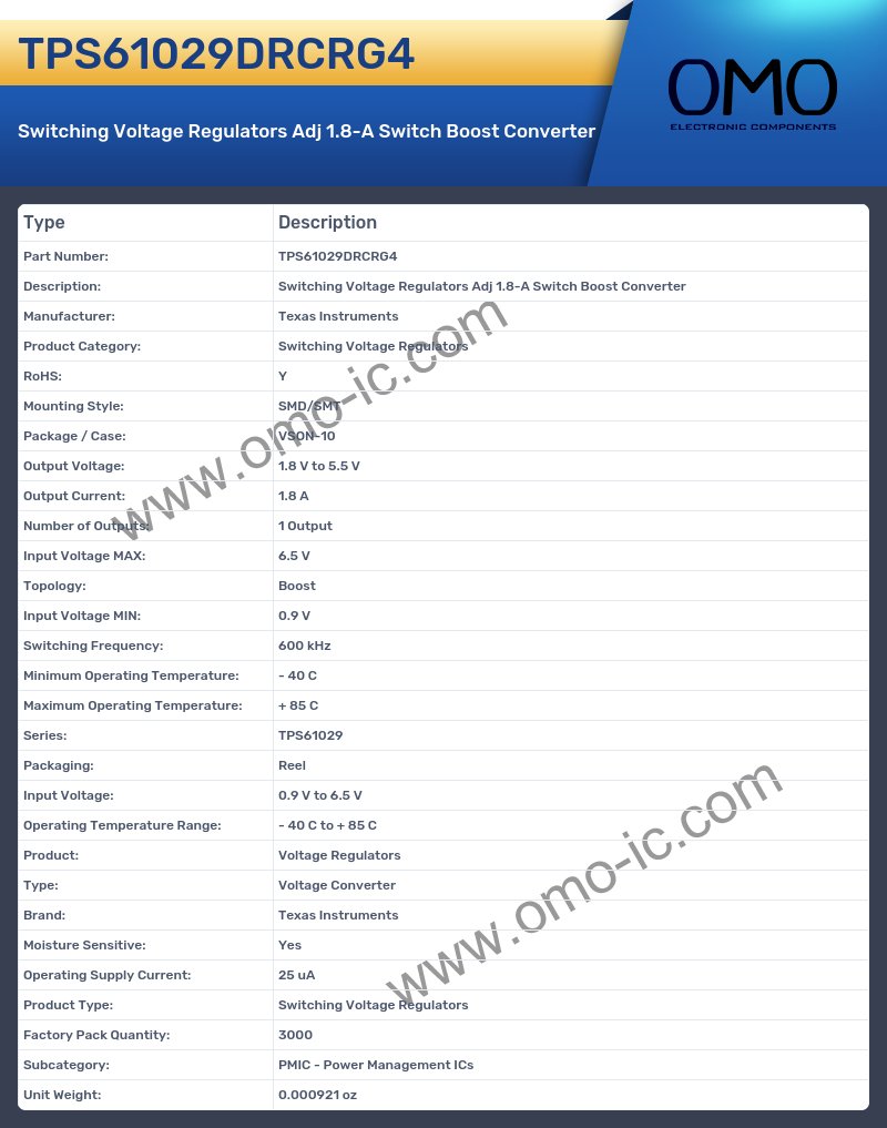TPS61029DRCRG4