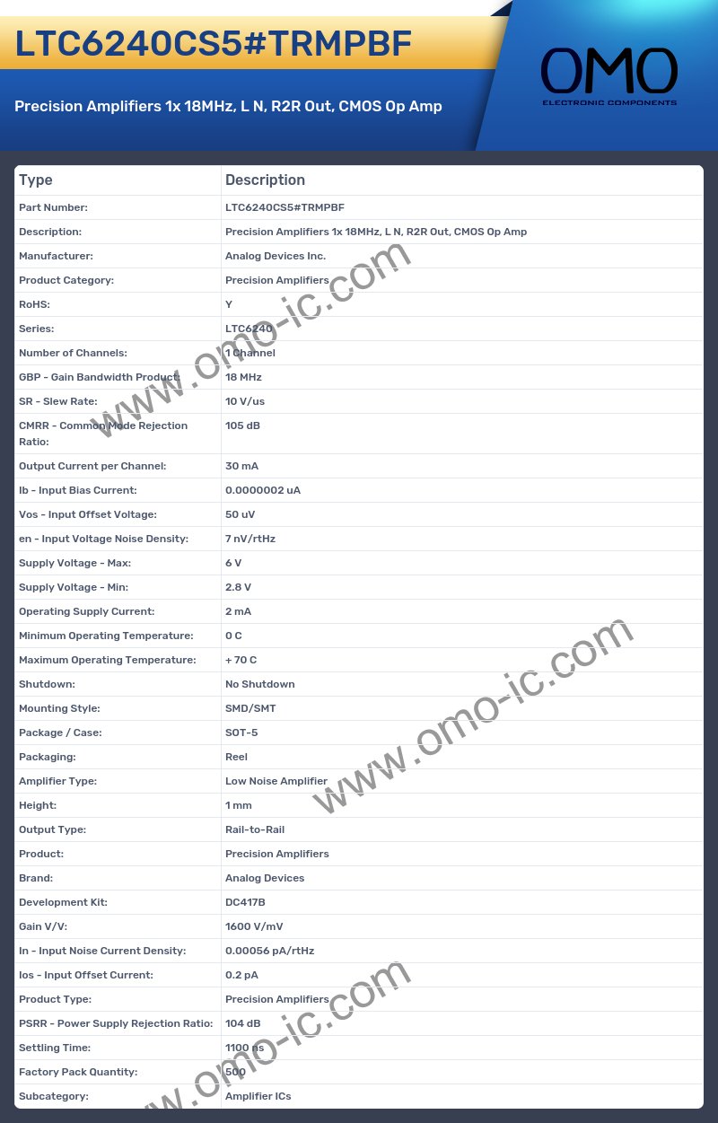 LTC6240CS5#TRMPBF