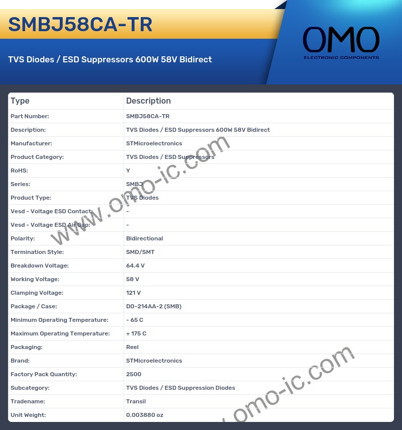 SMBJ58CA-TR