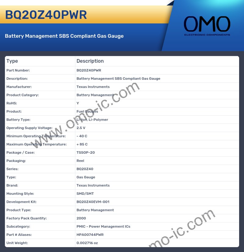 BQ20Z40PWR