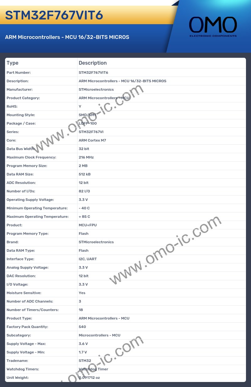 STM32F767VIT6