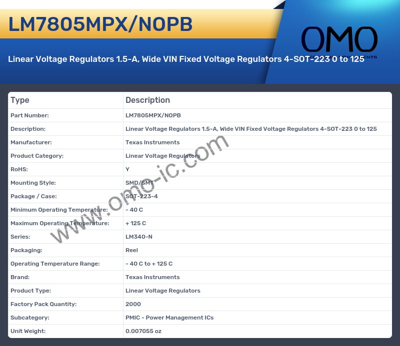 LM7805MPX/NOPB