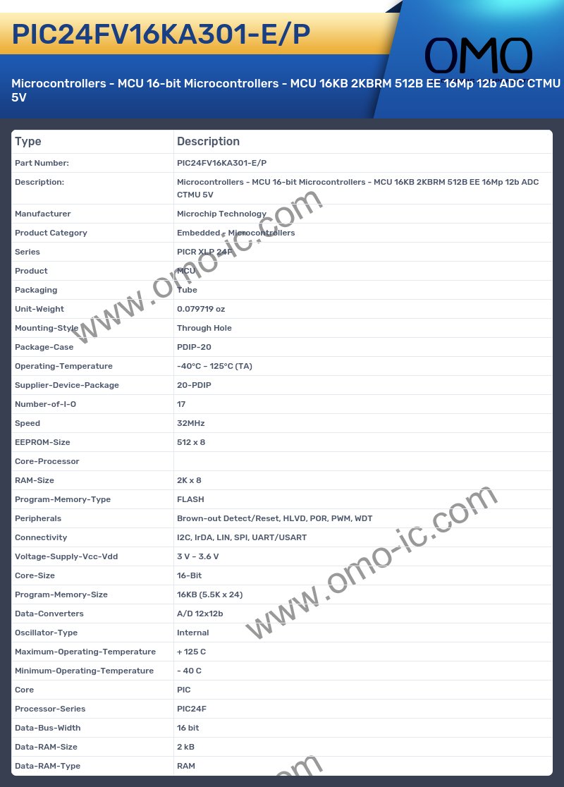 PIC24FV16KA301-E/P