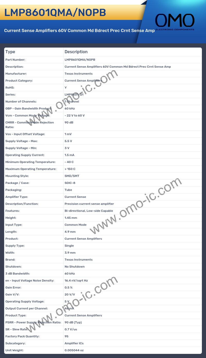 LMP8601QMA/NOPB