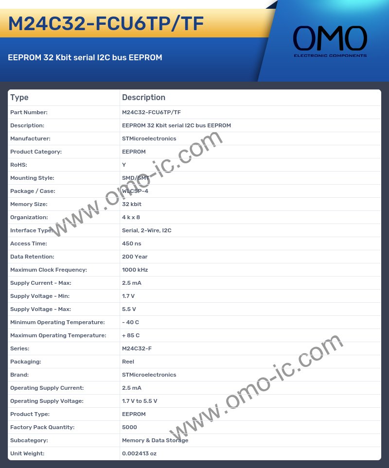M24C32-FCU6TP/TF