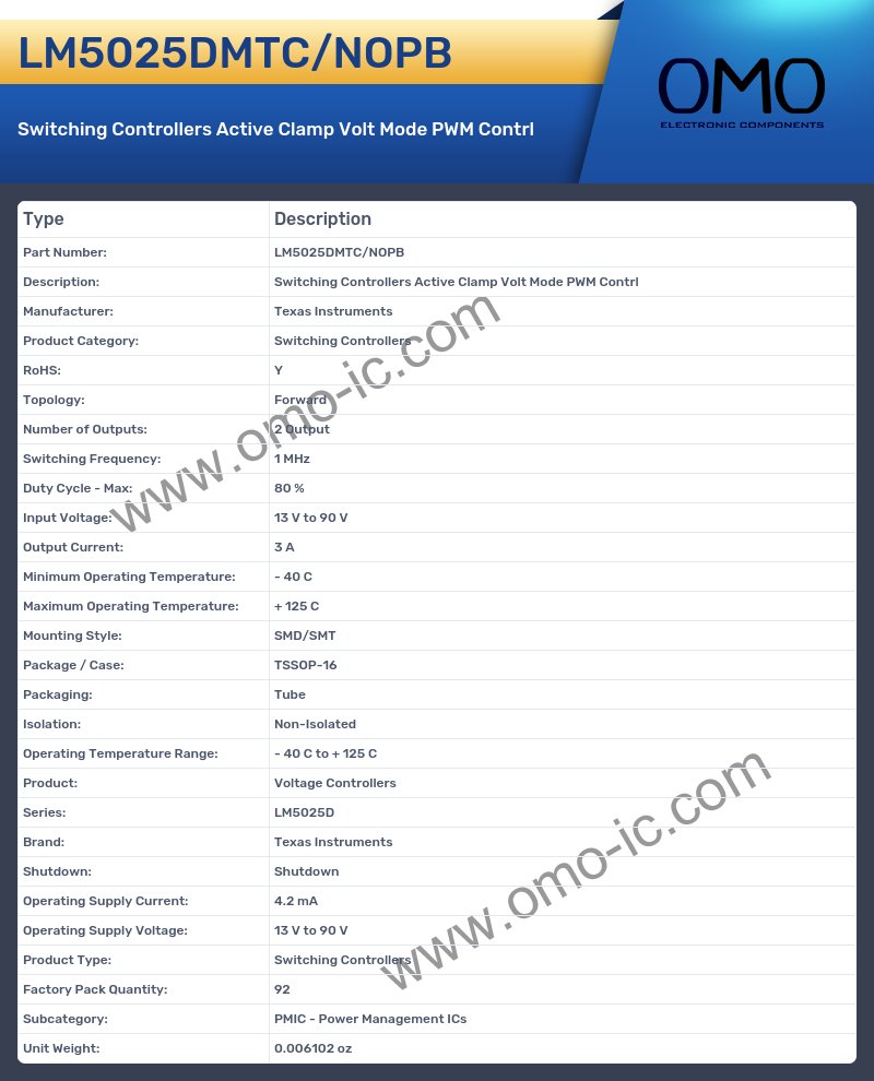 LM5025DMTC/NOPB
