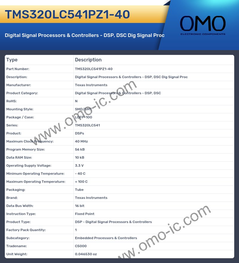 TMS320LC541PZ1-40