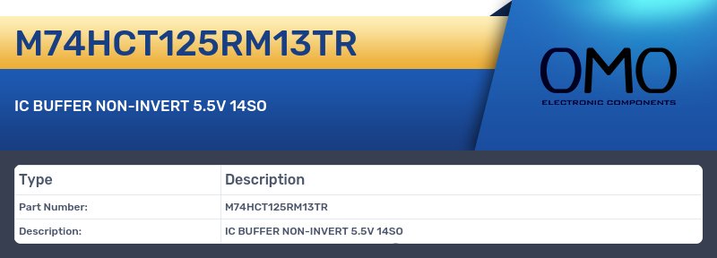 M74HCT125RM13TR