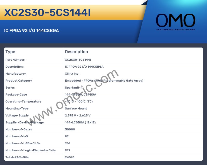 XC2S30-5CS144I