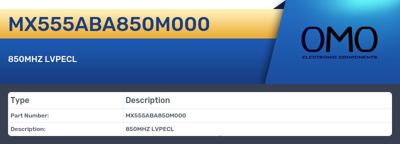 MX555ABA850M000
