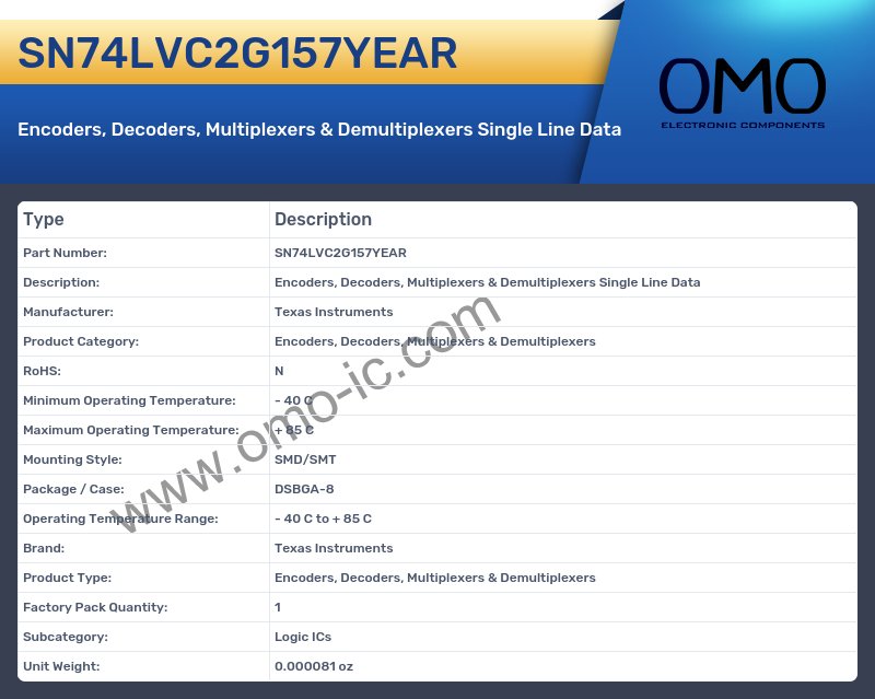 SN74LVC2G157YEAR