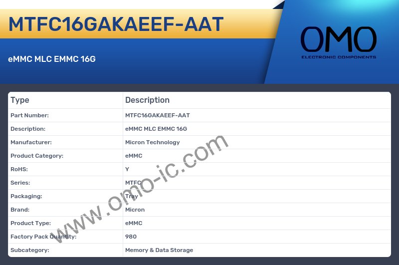MTFC16GAKAEEF-AAT