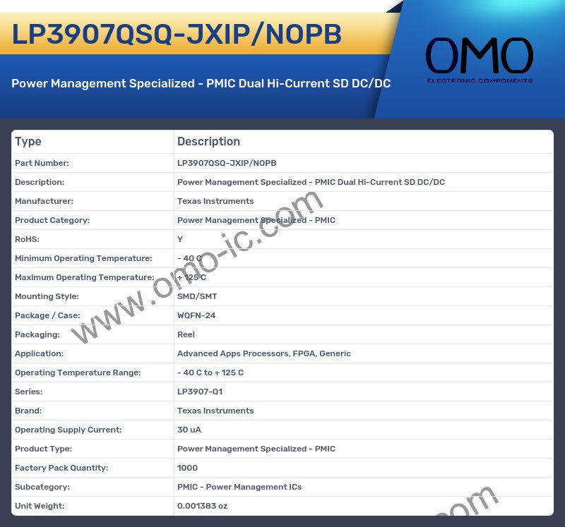 LP3907QSQ-JXIP/NOPB