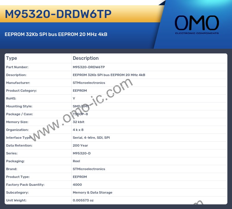 M95320-DRDW6TP