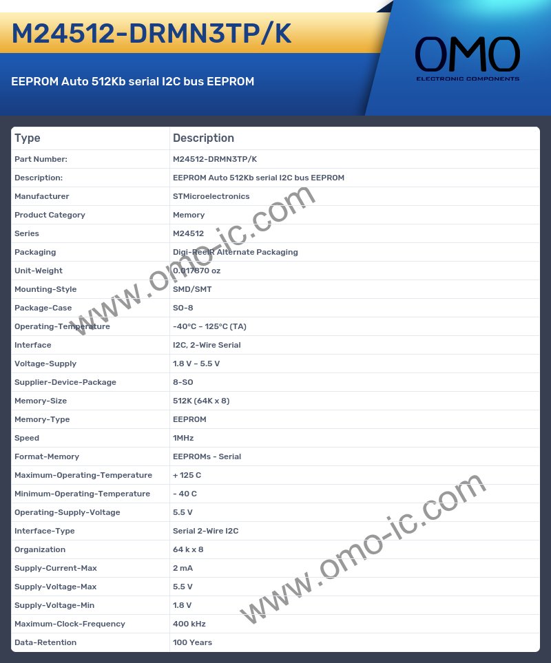 M24512-DRMN3TP/K
