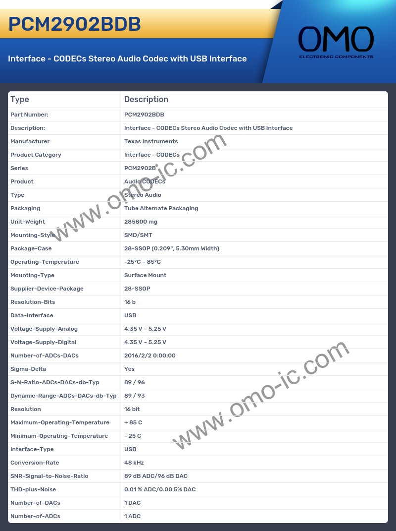 PCM2902BDB