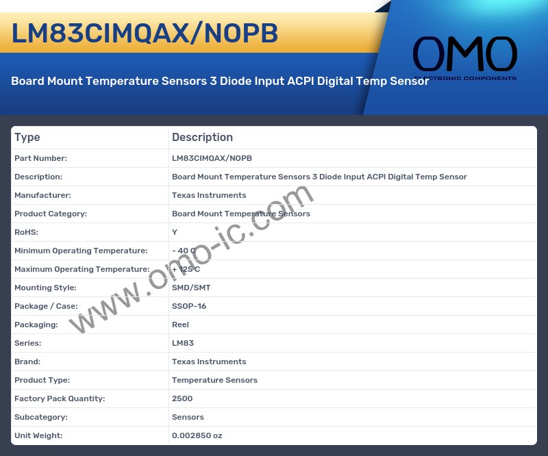 LM83CIMQAX/NOPB