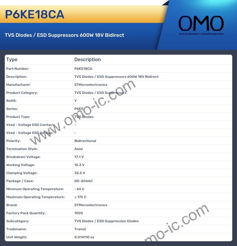 P6KE18CA