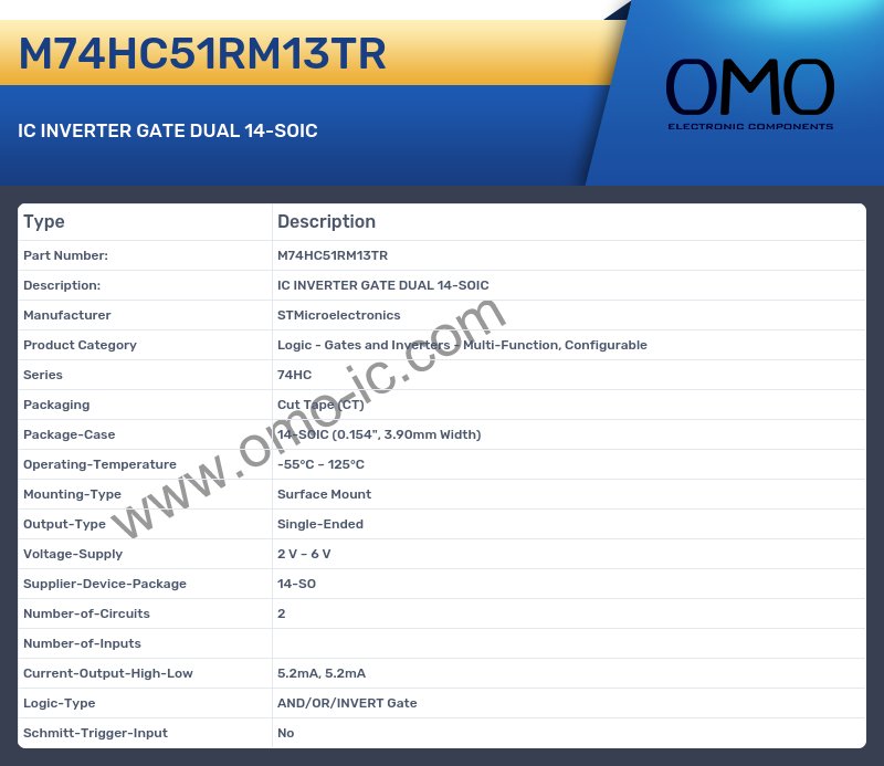 M74HC51RM13TR