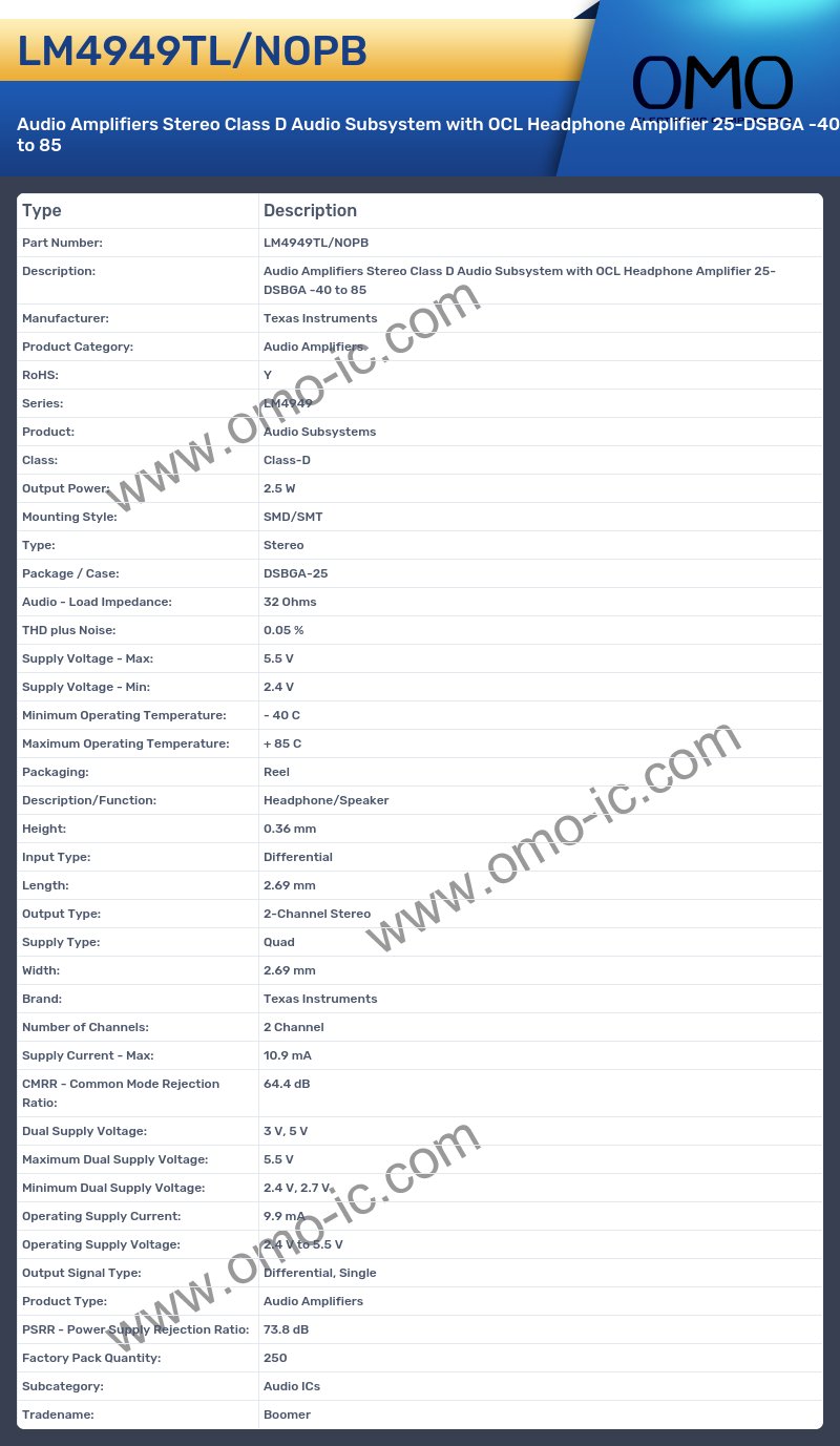 LM4949TL/NOPB