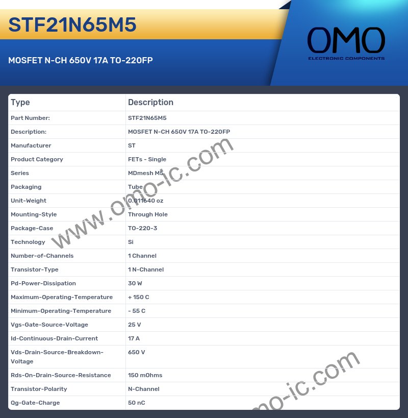 STF21N65M5